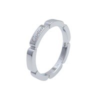 18K白金 Maillon Panthere 戒指 54【Cartier 卡地亞】 B4083554