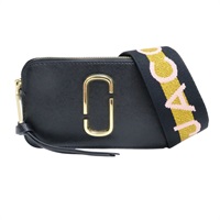 黑色 牛皮 The Snapshot 相機包 肩背包【MARC JACOBS 馬克·雅各布斯】 M0014146