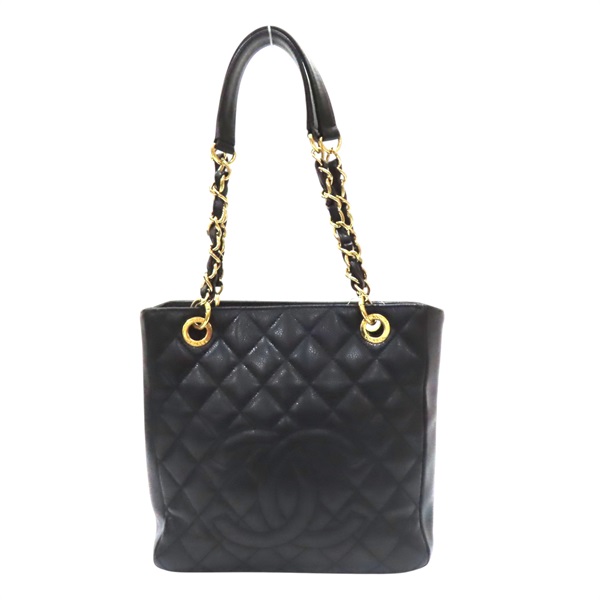 黑色牛皮 PST 托特 鍊帶 肩背包 A20994 補色 無卡【CHANEL 香奈兒】 A20994