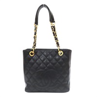 黑色牛皮 PST 托特 鍊帶 肩背包 A20994 補色 無卡【CHANEL 香奈兒】 A20994