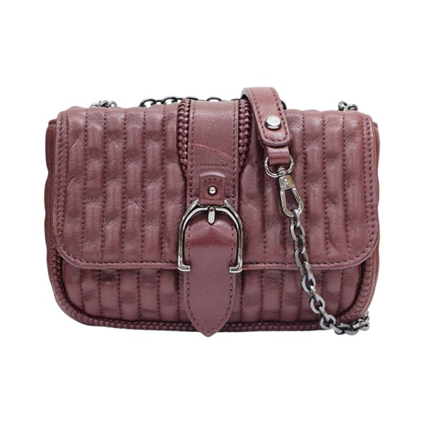 酒紅色 羊皮 AMAZONE 肩背包【Longchamp 瓏驤】 10022975