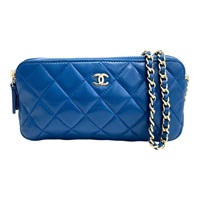 羊皮 Double zip WOC 肩背包 【CHANEL 香奈兒】 A82527