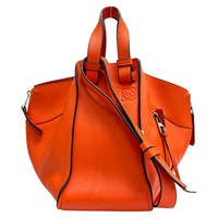 橘色 牛皮 Hammock 肩背包【LOEWE 羅威】 387.30.S35