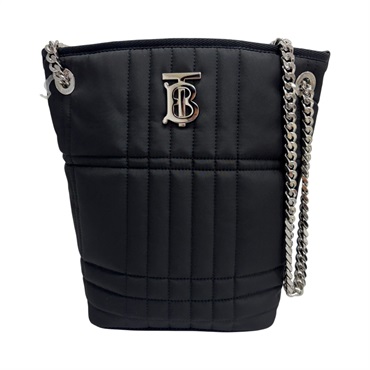 黑色 尼龍 Lola bucket bag 銀和 手提袋 【BURBERRY 巴寶莉】 80591451