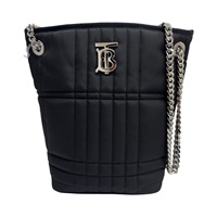 黑色 尼龍 Lola bucket bag 銀和 手提袋 【BURBERRY 巴寶莉】 80591451
