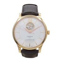 白色錶盤 皮帶 不鏽鋼 Tradition Powermatic 80 腕錶【TISSOT天梭】 T063.907A