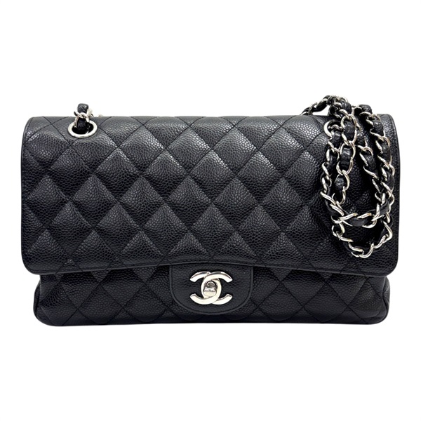 黑色 荔枝紋 牛皮 COCO 25 肩背包 染色 無卡【CHANEL 香奈兒】 A01112