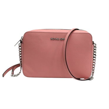 粉色 牛皮 Jet Set 大號 肩背包【MICHAEL KORS 麥可寇斯】 35F8STTC9L