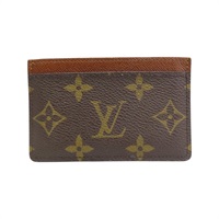 棕色 原花帆布 卡夾 名片夾 M61733【LOUIS VUITTON LV 路易威登】 M61733