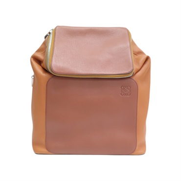 棕色 牛皮 GOYA 後背包【LOEWE 羅威】