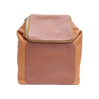 棕色 牛皮 GOYA 後背包【LOEWE 羅威】