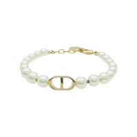 白色 珍珠 30 Montaigne 手環【Dior 迪奧】 B2601WOMCY