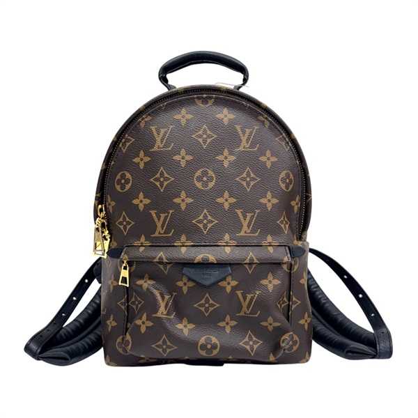 棕色 原花帆布 Palm Springs PM 後背包【LOUIS VUITTON LV 路易威登】 M41560