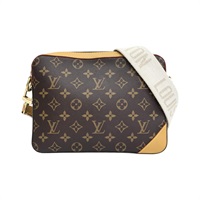 棕色 原花帆布 LVxNIGO 限量TRIO三合一郵差包 肩背包【LOUIS VUITTON LV 路易威登】 M45965