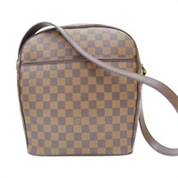棕色 棋盤格帆布 Ipanema GM 肩背包【LOUIS VUITTON LV 路易威登】 N51292