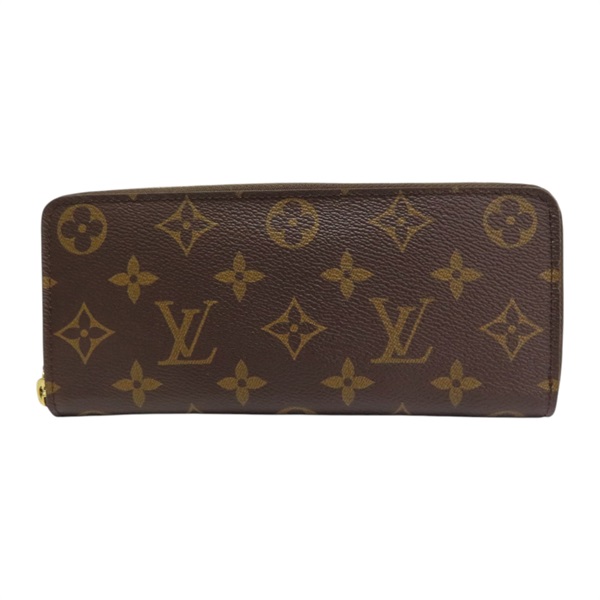 棕色 原花帆布 拉鍊長夾 M60742【LOUIS VUITTON LV 路易威登】 M60742
