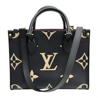 黑色 原花 壓紋牛皮 OnTheGo PM 兩用包【LOUIS VUITTON LV 路易威登】 M45659