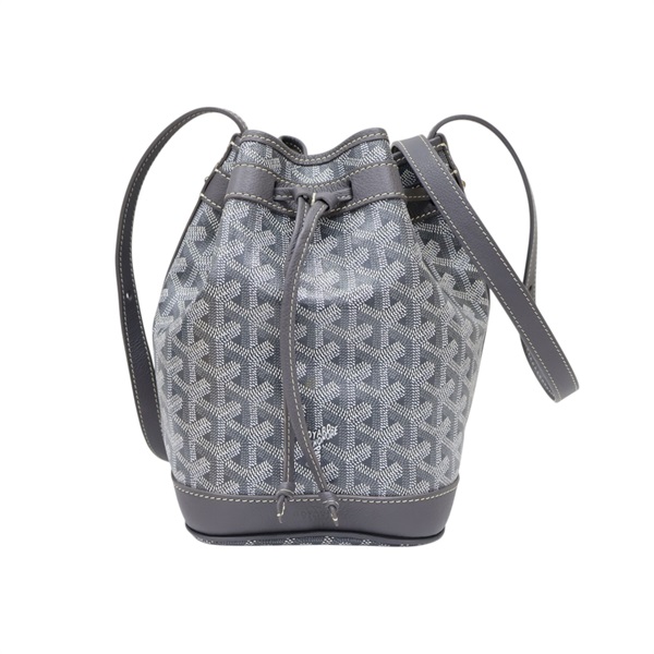 灰色帆布 Petit Flot 肩背包 PEFLOTPMLTY51CL51P【GOYARD 高雅德】 PEFLOTPMLTY51CL51P