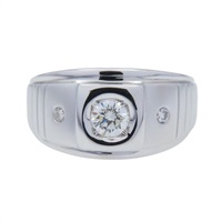 18K白金 鑽石 戒指【JEWELRY 無品牌珠寶】