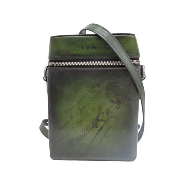 綠色 牛皮 肩背包【Berluti Tersio】