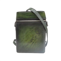 綠色 牛皮 肩背包【Berluti Tersio】