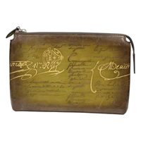 綠色 牛皮 Berluti Tersio 手拿包【Berluti Tersio】 291946