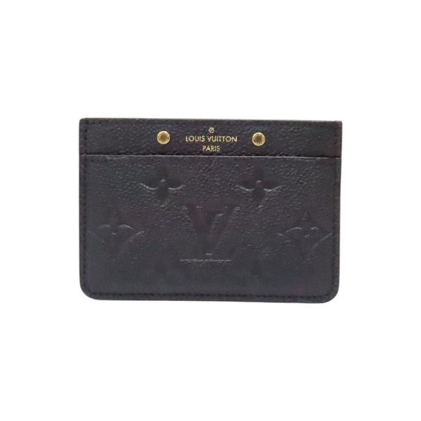 黑色 牛皮壓紋 卡片夾【LOUIS VUITTON LV 路易威登】 M69171