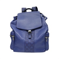藍色 原花 帆布 Taigarama 後背包【LOUIS VUITTON LV 路易威登】 M30419