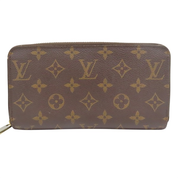 棕色 原花 帆布 Zippy Wallet 拉鍊長夾【LOUIS VUITTON LV 路易威登】 M60017