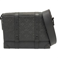 黑色 牛皮 Trunk Messenger PM 肩背包【LOUIS VUITTON LV 路易威登】 M57726