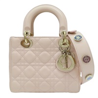 粉色 羊皮 Small Lady Dior My ABCDior 兩用包【Dior 迪奧】 M0538ONGE