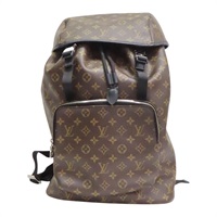 棕色 原花帆布 Macassar Zack 後背包 M43422【LOUIS VUITTON LV 路易威登】 M43422