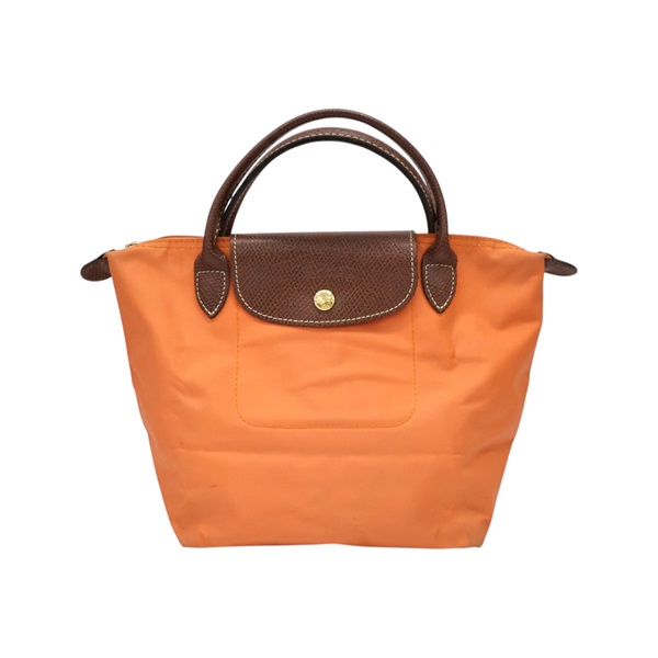 橘色尼龍 Le Pliage 手提包 1621089017【Longchamp 瓏驤】 1621089017