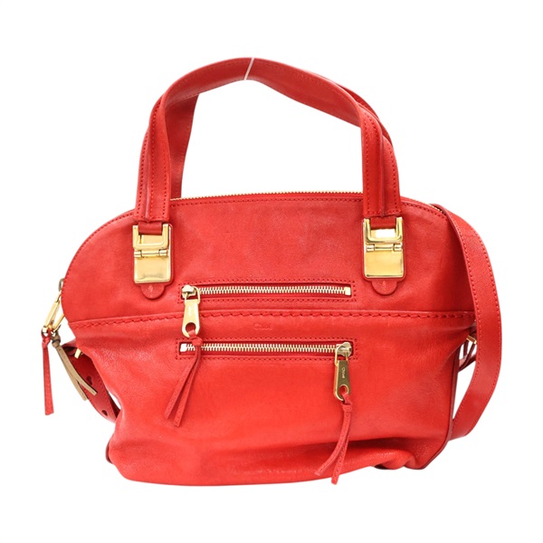 紅色 牛皮 兩用包【Chloe 克羅伊】 3S0191