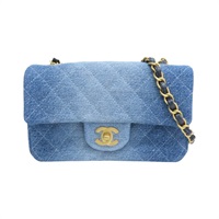 藍色 丹寧布 COCO 20 肩背包 A69900【CHANEL 香奈兒】 A69900