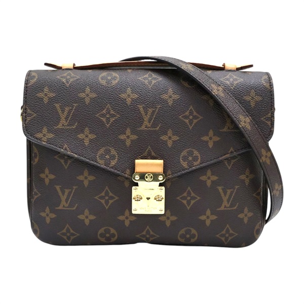 棕色 原花 帆布 Pochette Metis 兩用包【LOUIS VUITTON LV 路易威登】 M44875
