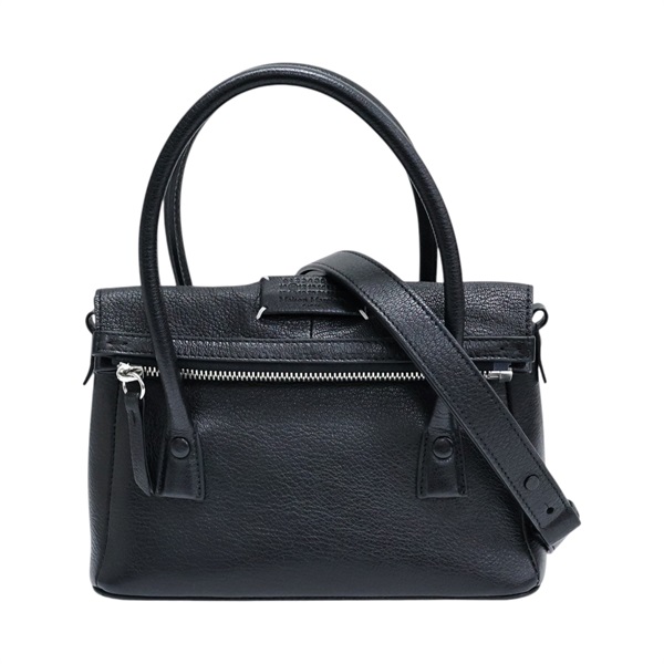 黑色 牛皮 5AC East West Bag 肩背包 SB1WD0061【 Maison Margiela馬吉拉時裝屋】 SB1WD0061