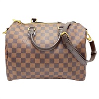 棕色 棋盤格帆布 Speedy Bandouliere 30 兩用包 缺鎖頭組【LOUIS VUITTON LV 路易威登】 N41367