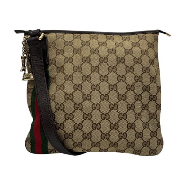 棕色 GG帆布 Jolicoeur Charms 肩背包【GUCCI 古馳】 144388
