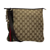 棕色 GG帆布 Jolicoeur Charms 肩背包【GUCCI 古馳】 144388