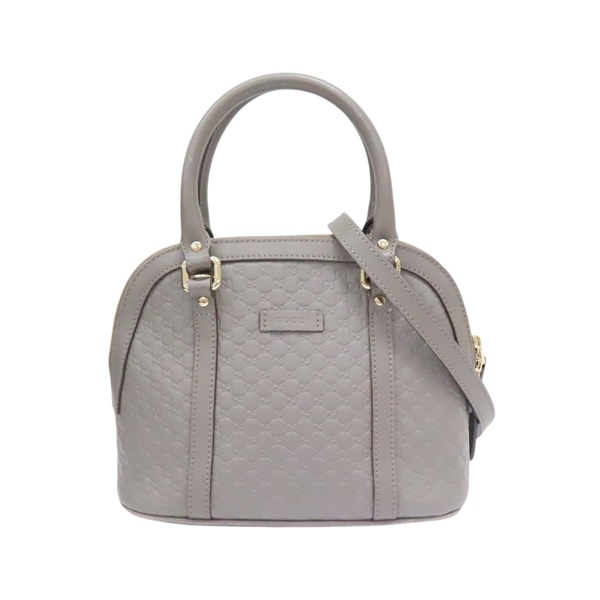 灰色 壓紋牛皮 Guccissima 兩用包 449654【GUCCI 古馳】 449654