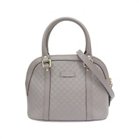灰色 壓紋牛皮 Guccissima 兩用包 449654【GUCCI 古馳】 449654