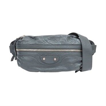灰色 羊皮 Neo Lift beltbag 腰包 542013【Balenciaga 巴黎世家】 542013