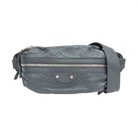 灰色 羊皮 Neo Lift beltbag 腰包 542013【Balenciaga 巴黎世家】 542013
