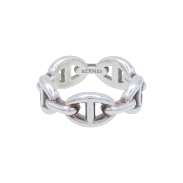 925純銀 Chaine d'Ancre Enchainee 戒指 53【HERMES 愛馬仕】 H109507B 00047