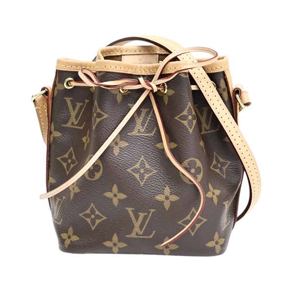 棕色  原花帆布 Nano Noe 水桶包 肩背包 M41346【LOUIS VUITTON LV 路易威登】 M41346