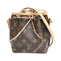 棕色  原花帆布 Nano Noe 水桶包 肩背包 M41346【LOUIS VUITTON LV 路易威登】 M41346