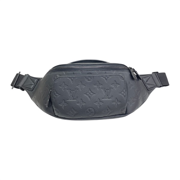 黑色 原花壓紋 牛皮 Rush Bumbag 腰包【LOUIS VUITTON LV 路易威登】 M47058