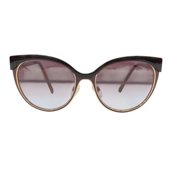 棕色 半膠框 Cat Eye 太陽眼鏡【BURBERRY 巴寶莉】 B 3096