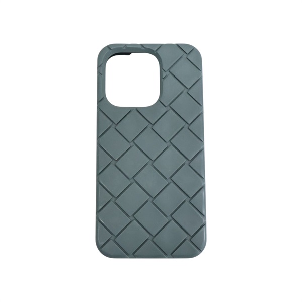綠色橡膠 iPhone 14 Pro 手機殼【BOTTEGA VENETA BV 寶緹嘉】 733842 V0EY0